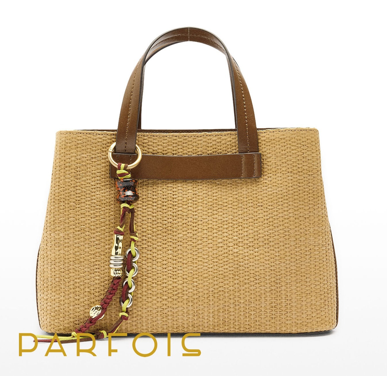 ☆日本未入荷*PARFOIS*新作*新作*ストロー2WAYバッグ/NATURAL☆