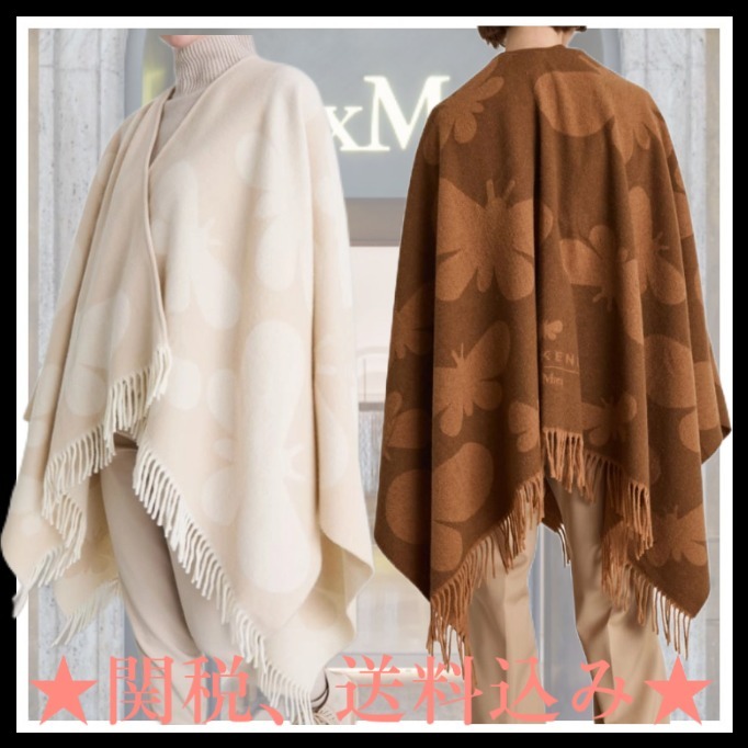 アウトレット★Weekend Max Mara★pace ピュアウールポンチョ