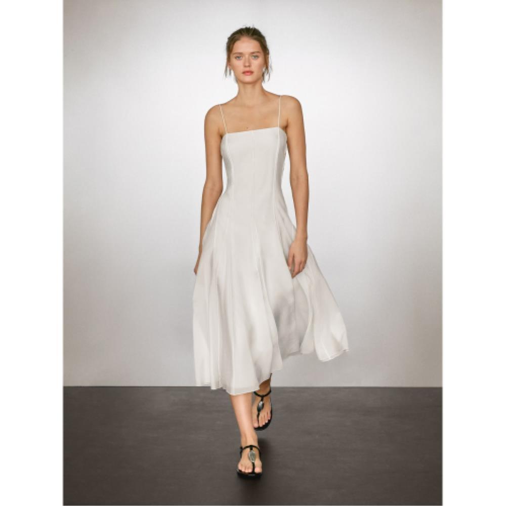 ★ Massimo Dutti★ Fluid long strap one piece 06639530712