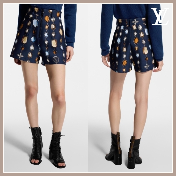 【ネックレスプリント】Louis Vuitton テーラードショーツ