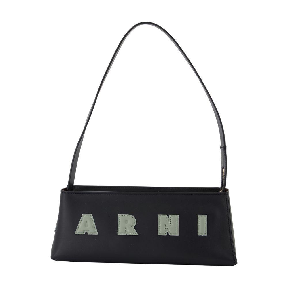 【関税込み】Museo Shoulder Bag - Marni - Leather - Black