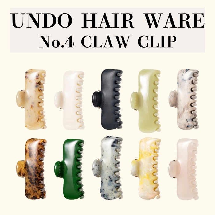 送料無料【UNDO HAIR WARE】No.4 CLAW CLIP ヘアークリップ
