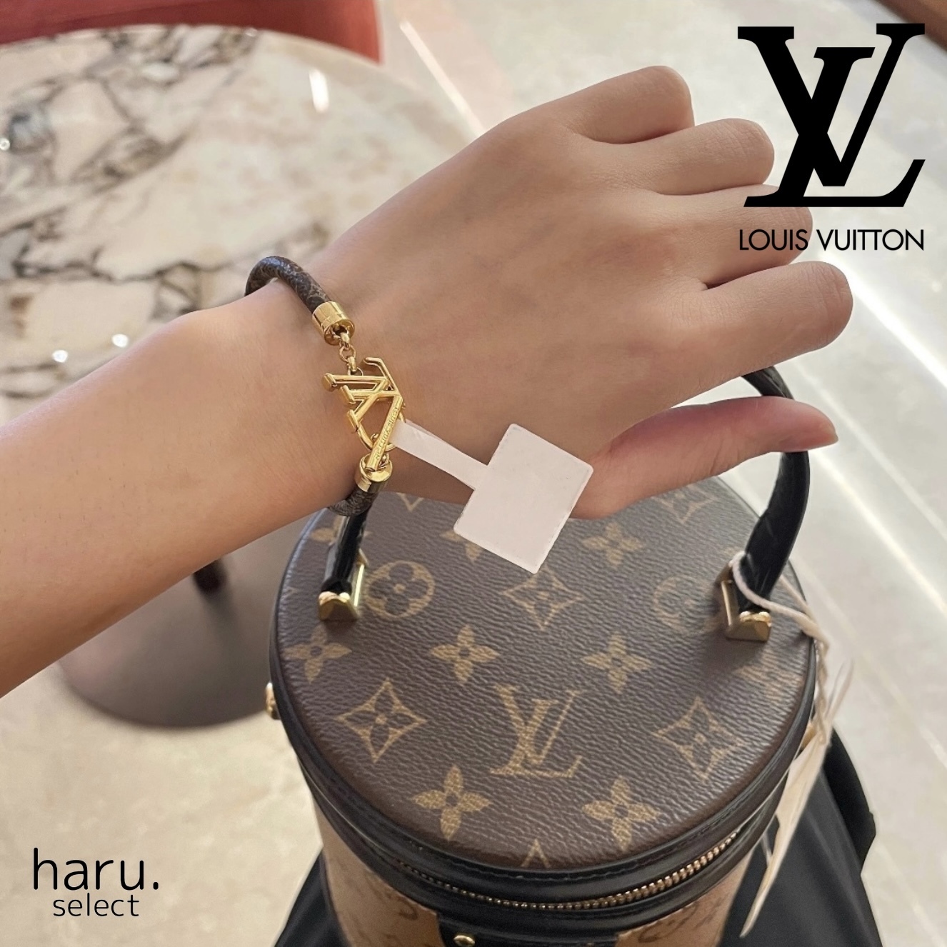 上品【LOUIS VUITTON】ブレスレット LV ディメンション コードン