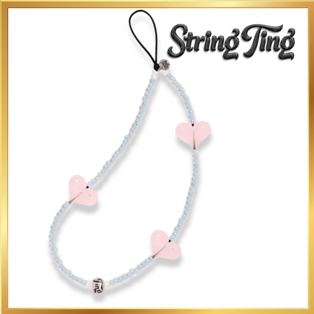 【String Ting】ラブレター リストレット スマホストラップ