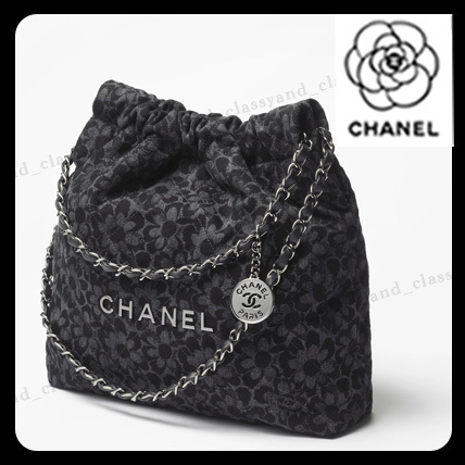 CHANEL 22♪【 CHANEL 】スモール ハンド バッグ デニム♡