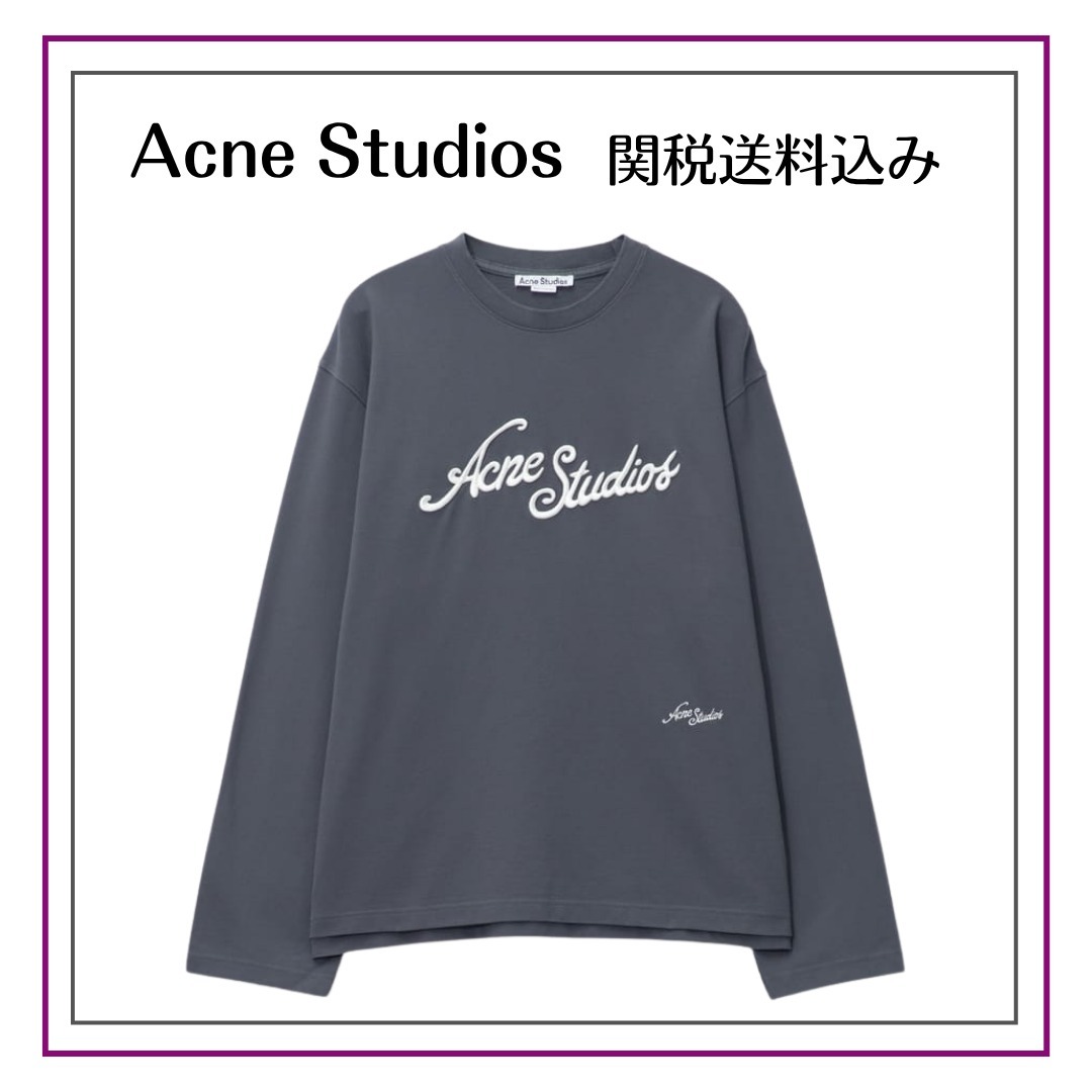 【Acne Studios】ロゴクルーネックトップ【関税送料込】