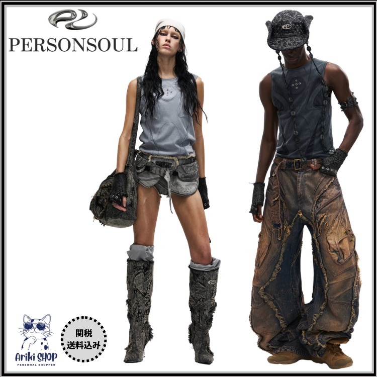 【関送込み 匿名配送】PERSONSOUL タンクトップ 男女兼