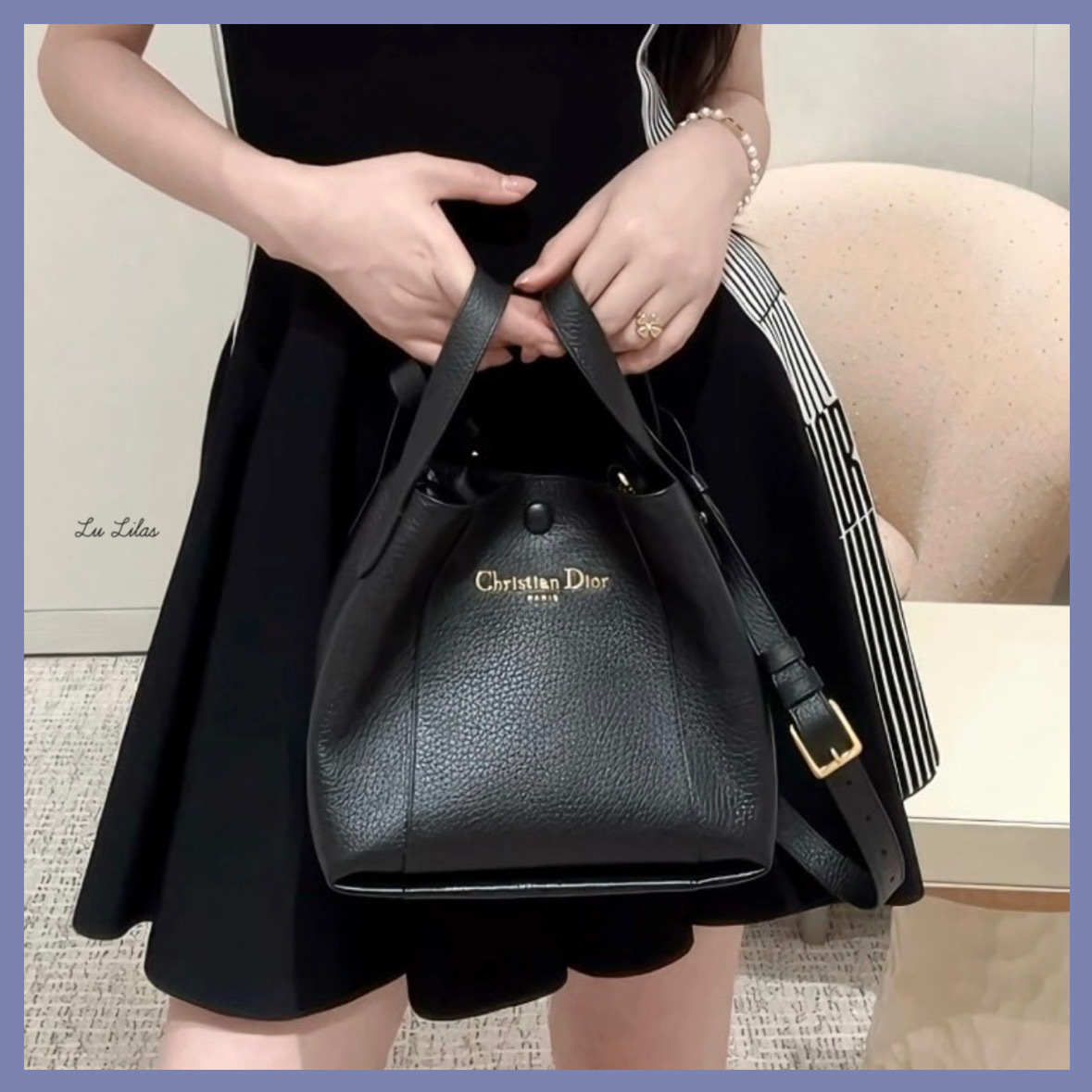 【国内発送☆毎日使いたい】DIOR バケットバッグ ミディアム
