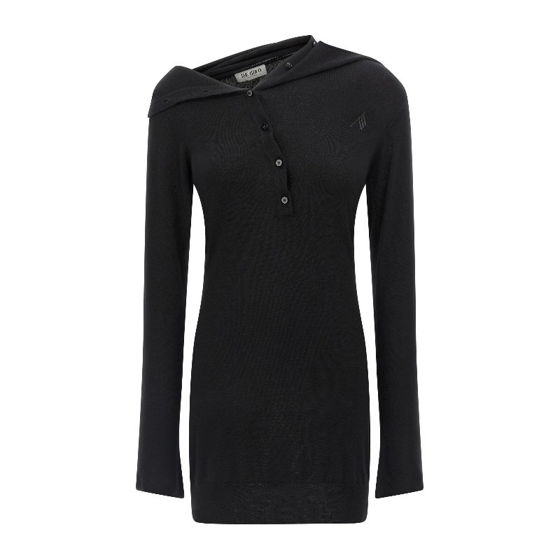 ワンピース THE ATTICO FW25 Cashmere wool dress (251WCA00442 100)