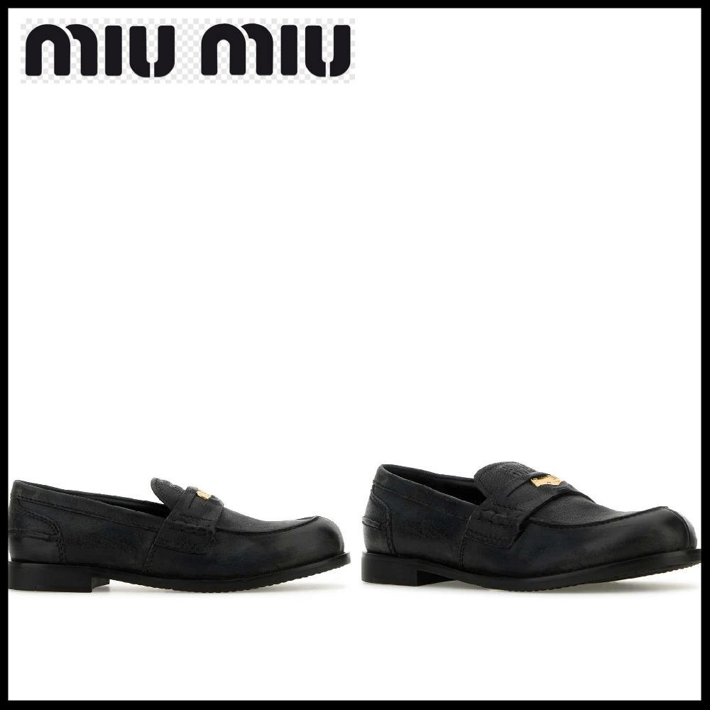 【MiuMiu】スリッポン ペニー ローファー