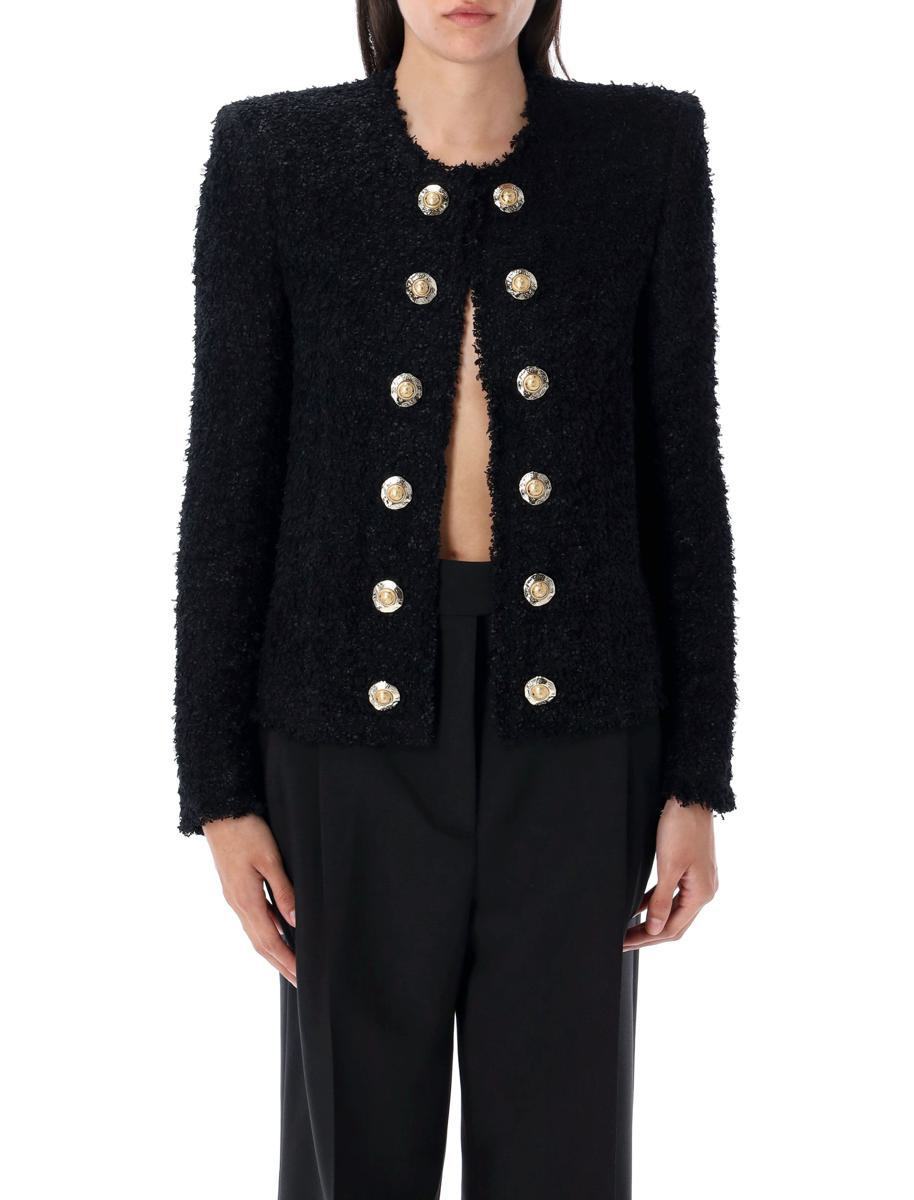 【関税＆送料込み】Balmain Edge-To-Edge Silky Tweed Jacket