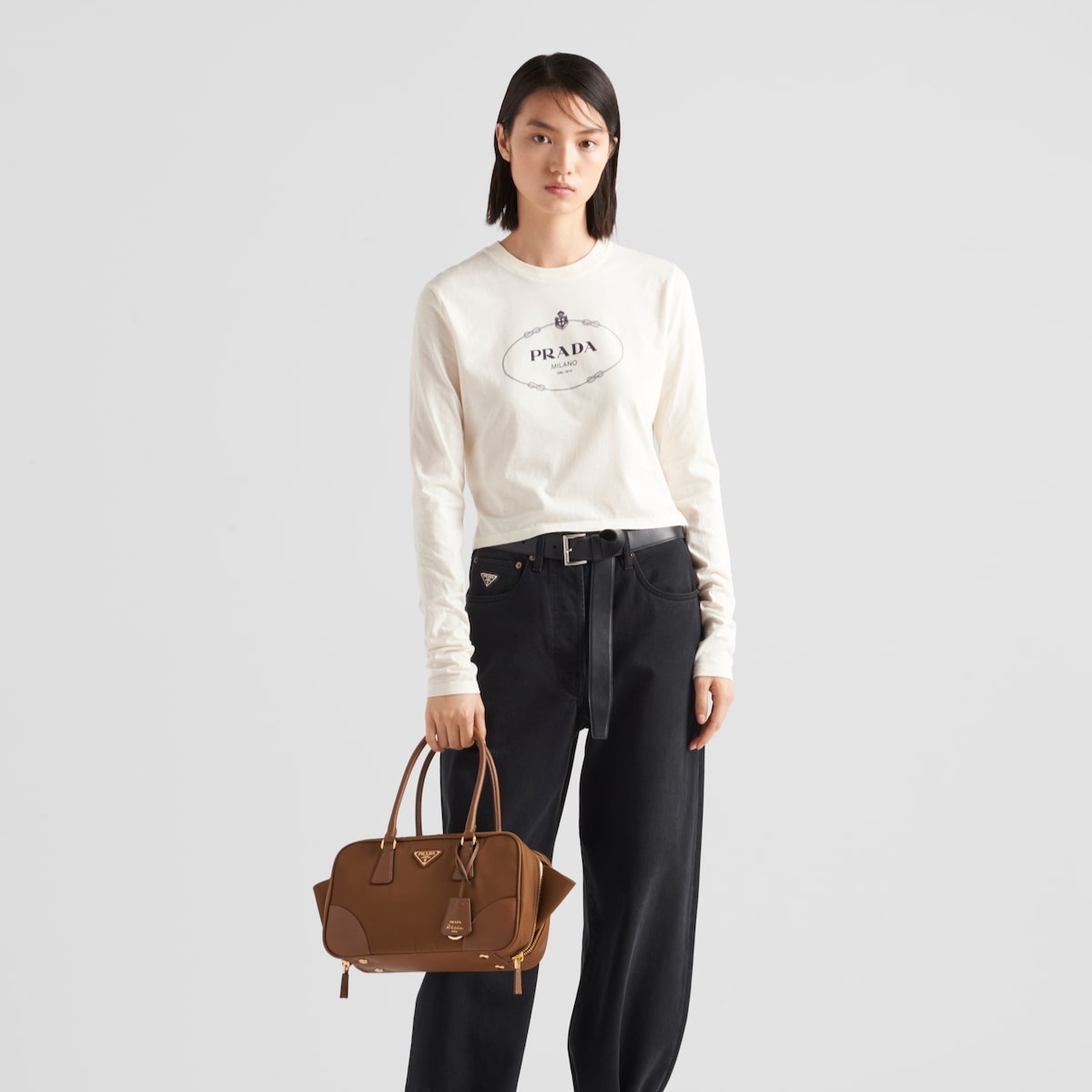 Prada プリント入り ジャージー トップ 関税込