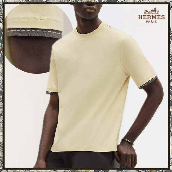 HERMES 25AW新色 Tシャツ《サドルステッチ》コットン DHL 直営店
