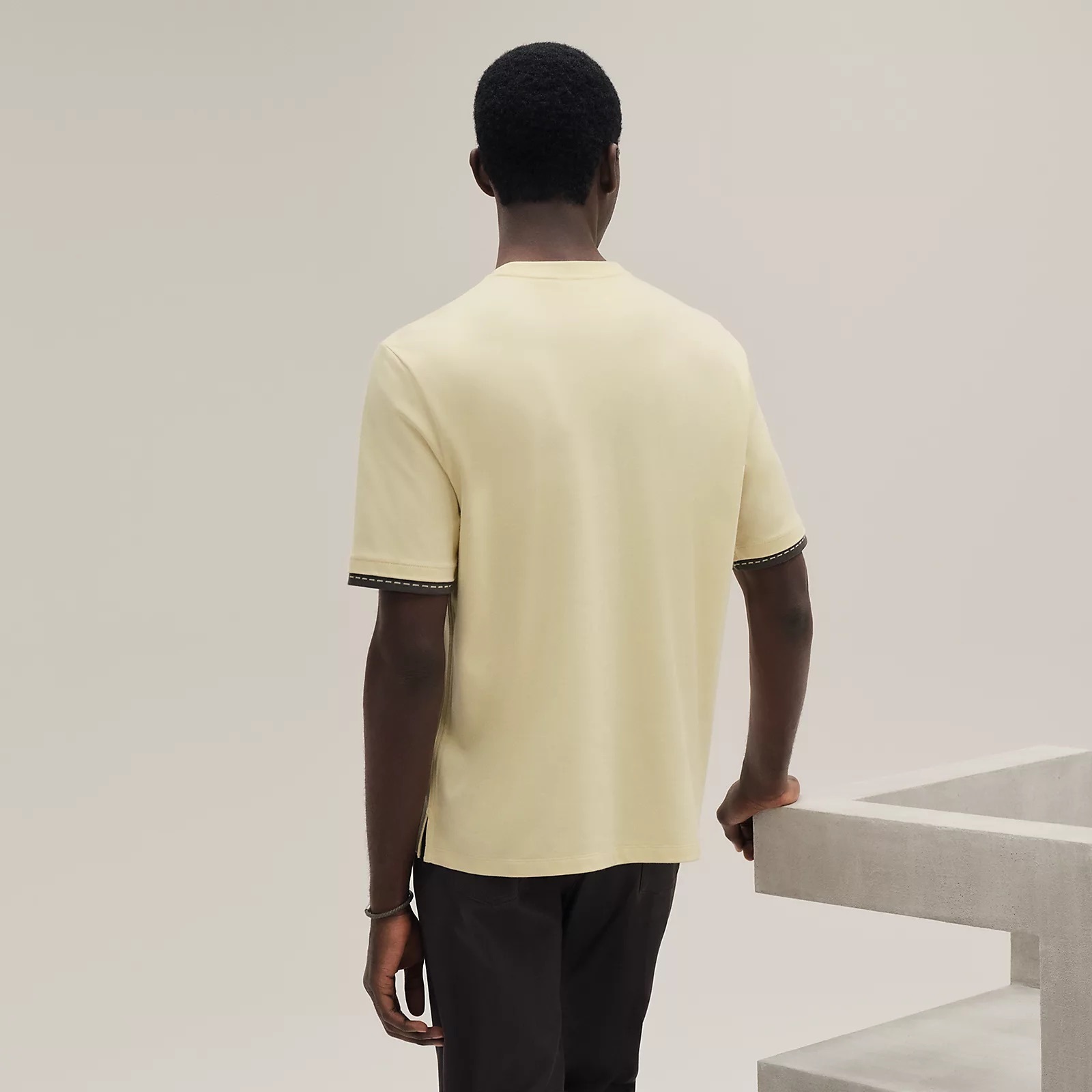 HERMES 25AW新色 Tシャツ《サドルステッチ》コットン DHL 直営店