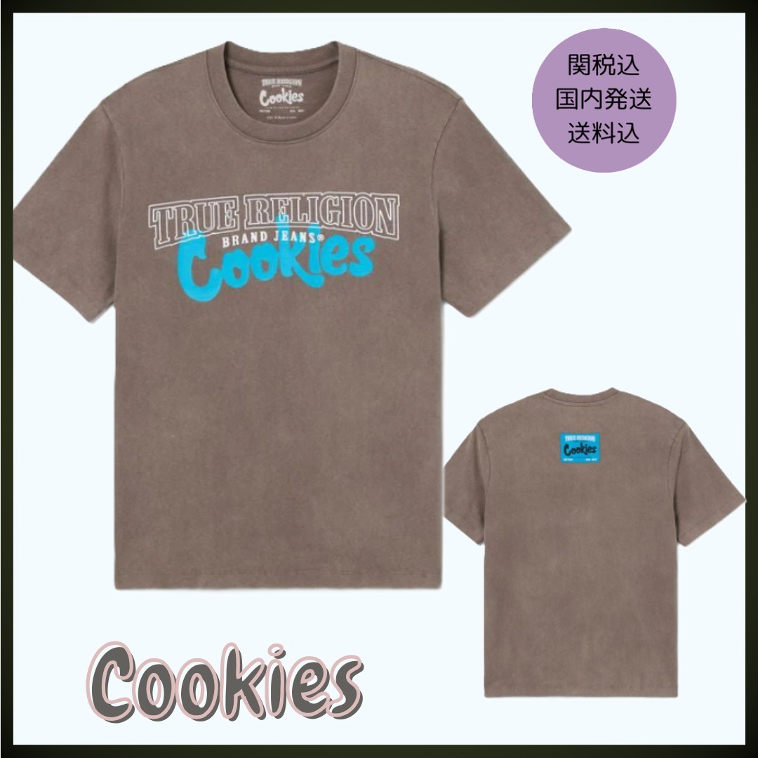 【Cookies】x True Religion Boxy Washed Archs レア半袖Tシャツ