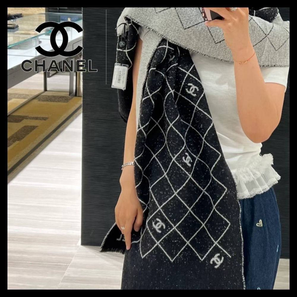 【しっくり馴染む♪】CHANEL ストール