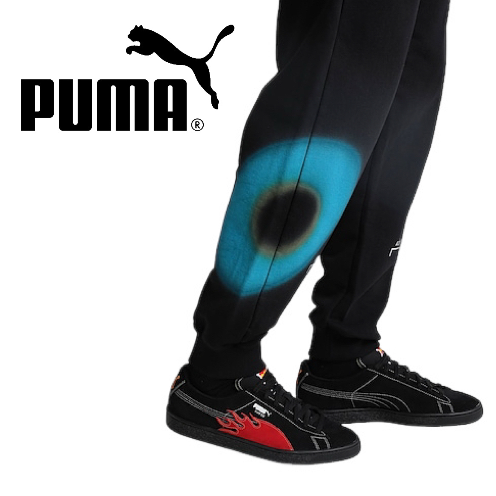 PUMA x BUTTER GOODS メンズスニーカー ブラック