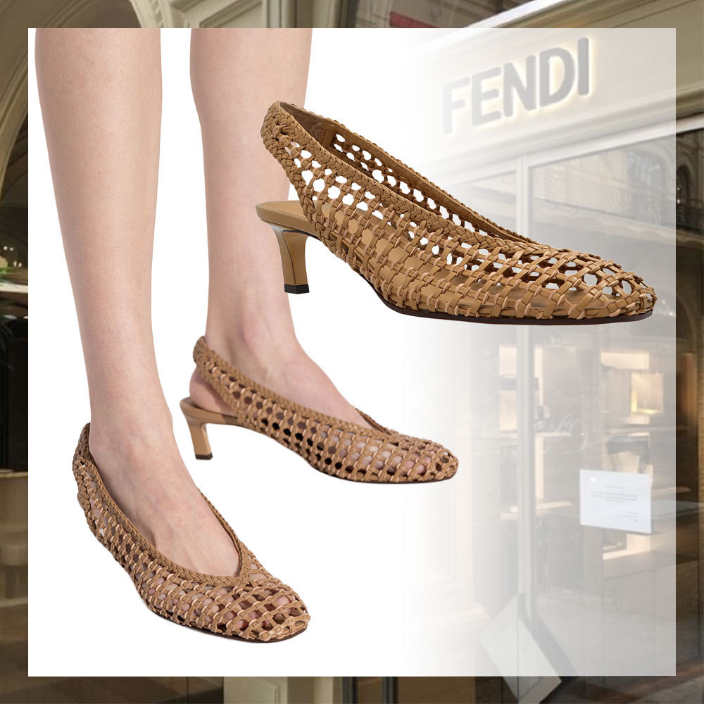 FENDI HIGH-HEELED SHOES ハイヒール シューズ 洗練 上質素材
