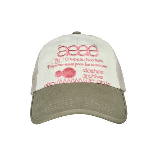 キャップ [AEAE]WEB LOGO MESH CAP [OLIVE/BEIGE]WEB LOGO MESH CAP [OL