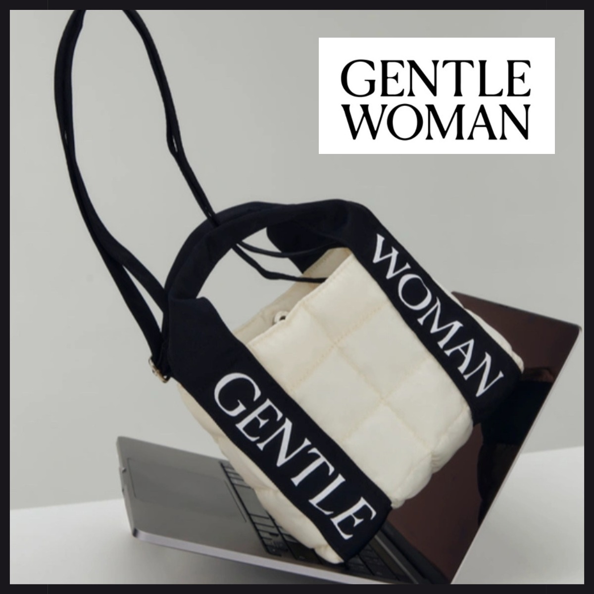 【Gentlewoman】HOLLYWOOD PUFFER BAG ホワイト トートバッグ