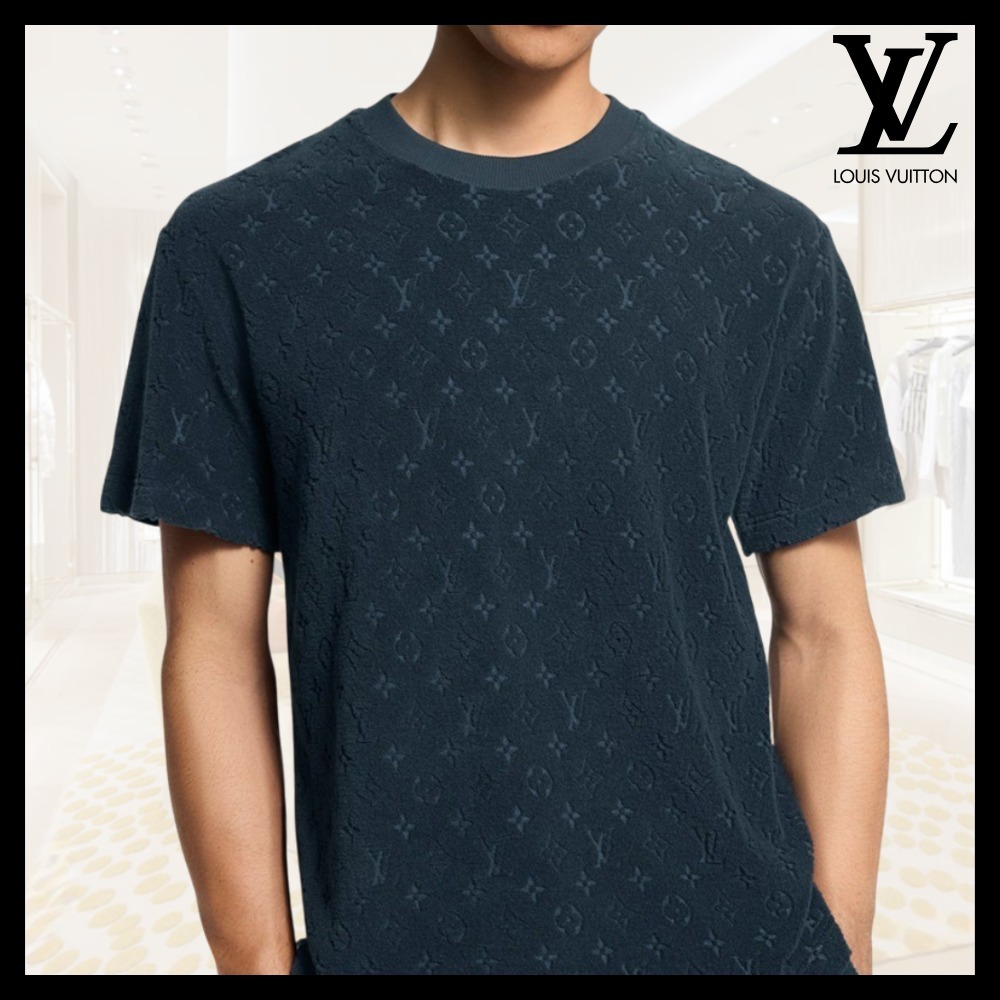 上品☆【Louis Vuitton】LV モノグラムフレンチテリーTシャツ