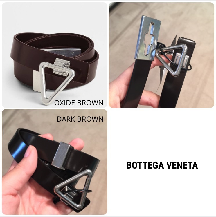 【BOTTEGA VENETA】Point Lock トライアングル バックルベルト