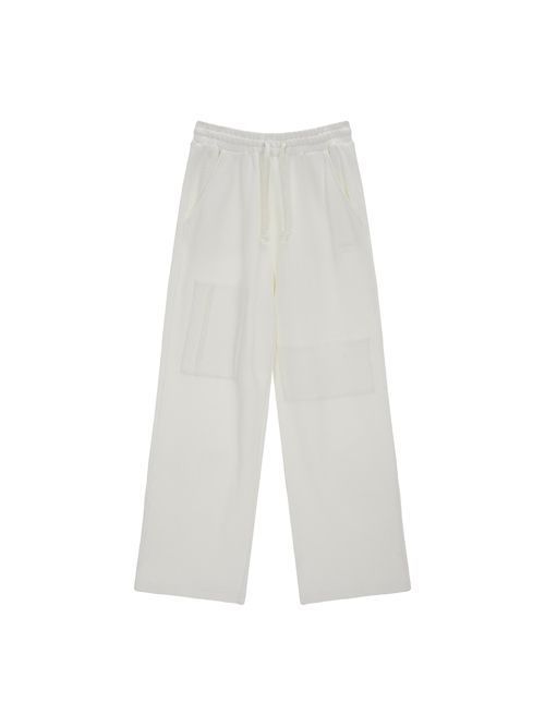 パンツ [MATINKIM]patch point sweatpants in ivory