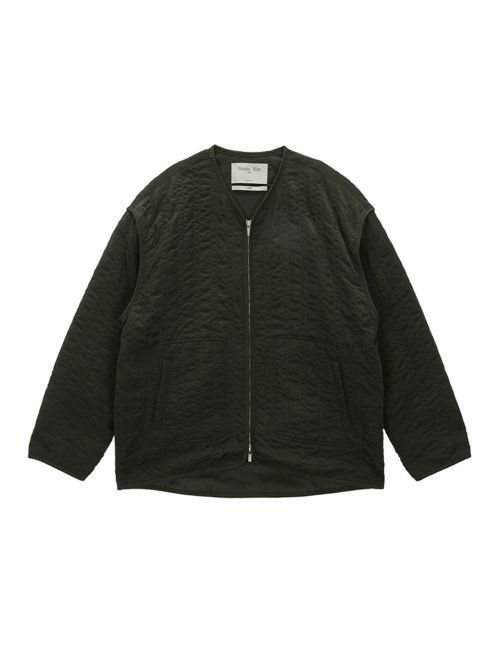 ダウンジャケット・コート [MATINKIM]warm up quilting jumper for women in khaki