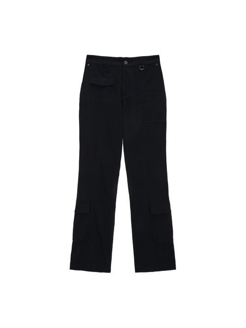 パンツ [MATINKIM]washed slim cargo pants in dark navy