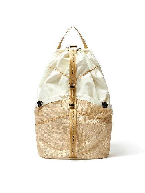 バックパック・リュック [MATINKIM]logo tapping glossy back pack in ivory
