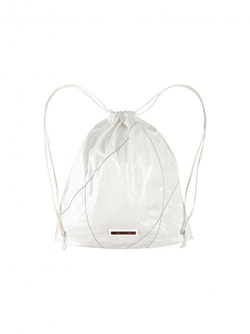 バックパック・リュック [MATINKIM]string coating back pack in white