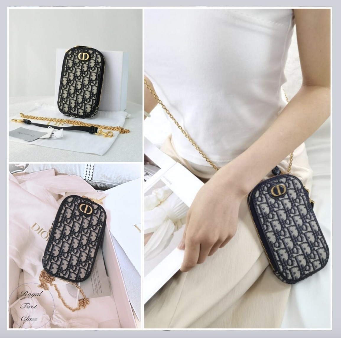 国内発【Dior ディオール】30 Montaigne Call'in フォンホルダー