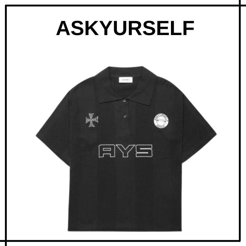 【ASKYURSELF】サッカーニットジャージ SS