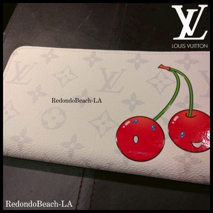 【村上隆コラボ★チェリー】LOUIS VUITTON★Zippy 長財布