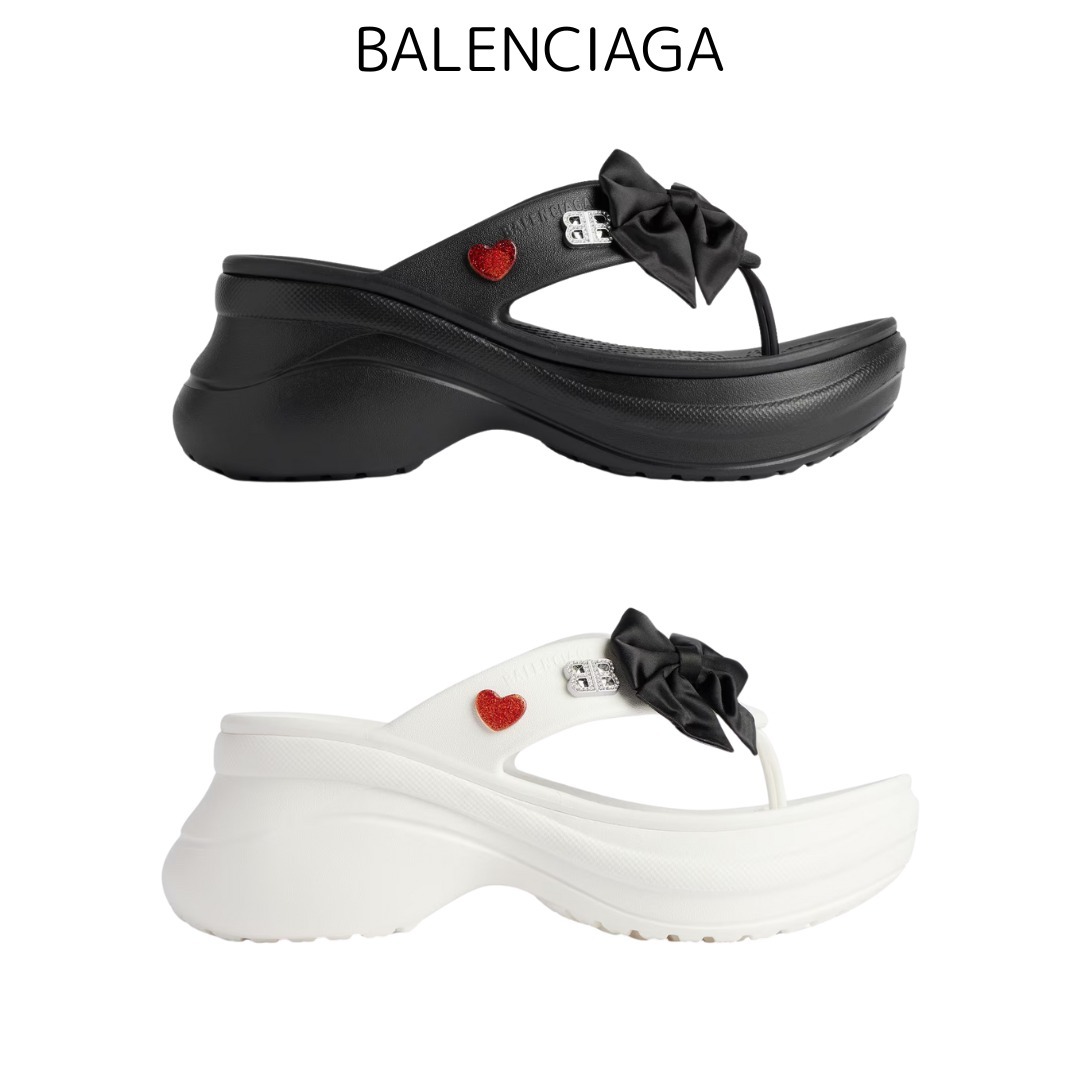 ＜balenciaga＞ Crocs トング Jibbitz