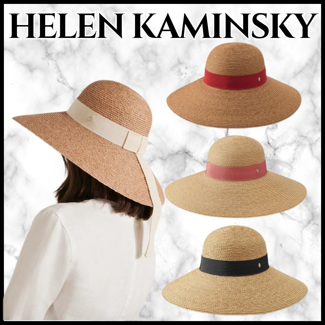 HELEN KAMINSKI★コリ ラウンド クラウン サンハット ラフィア