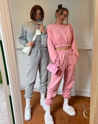 スウェット セットアップ トレーナー パンツ