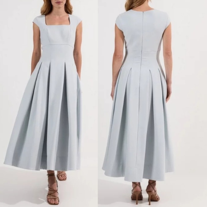 安心追跡【KAREN MILLEN】フローラル ホルターネック ドレス
