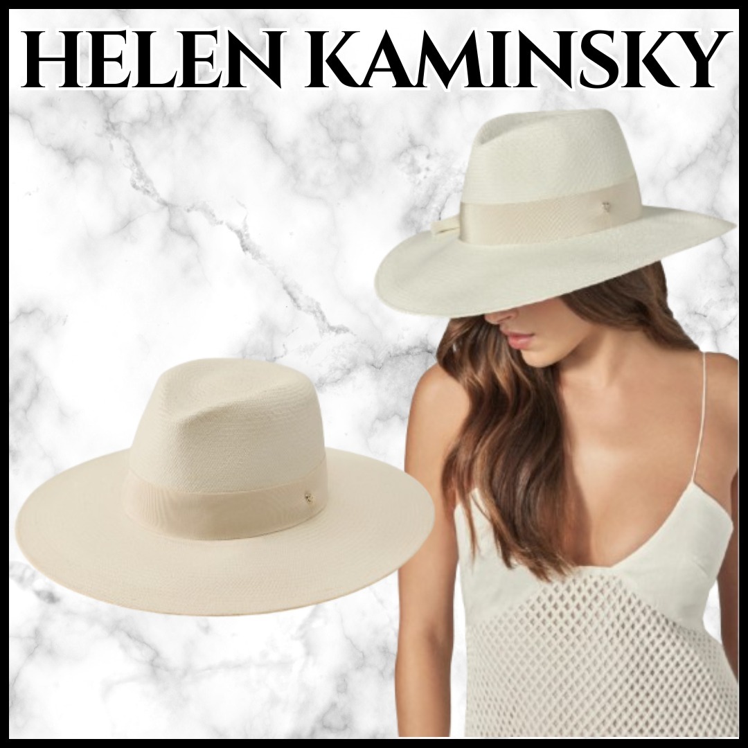 HELEN KAMINSKI★ビトリア ワイドブリム パナマ ハット リボン