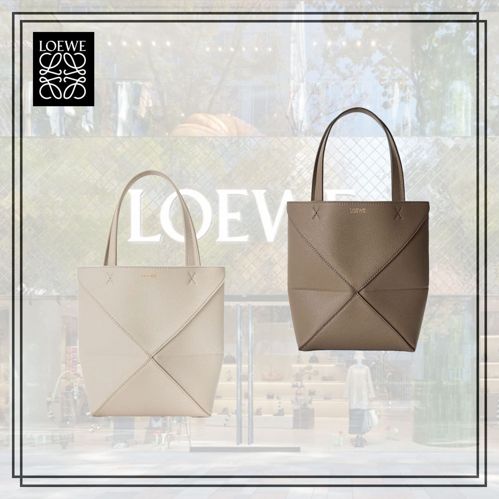 《 LOEWE 》折りたたみ式☆パズルフォルド トート ミニ