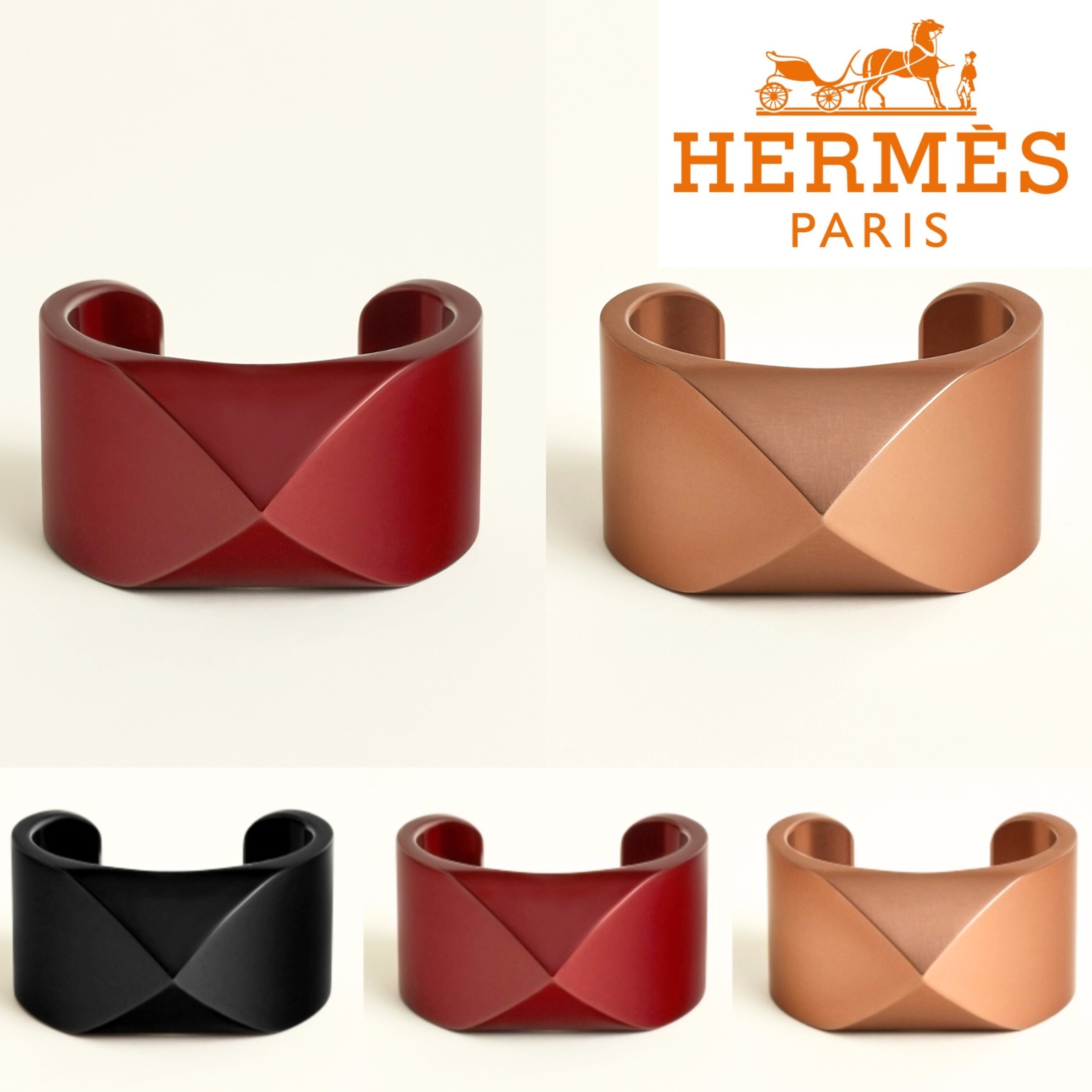【アクセントアイテムに♡】HERMES カフブレスレット