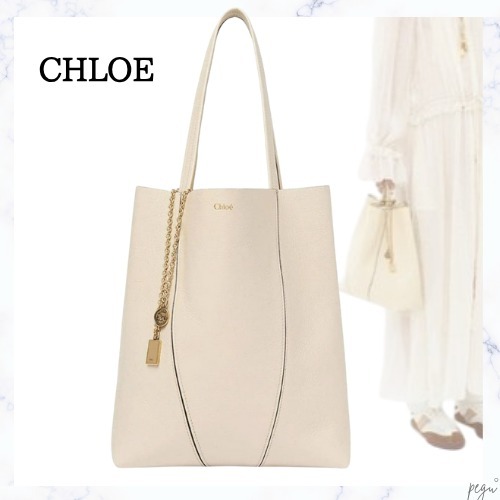 【Chloe】国内発送 Spin スピン レザー トートバッグ ハンド