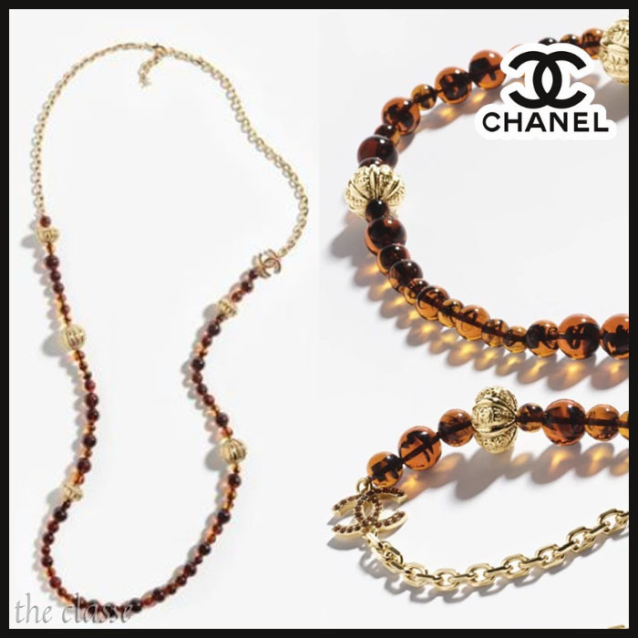【お洒落のアクセントに♪】CHANEL ロングネックレス