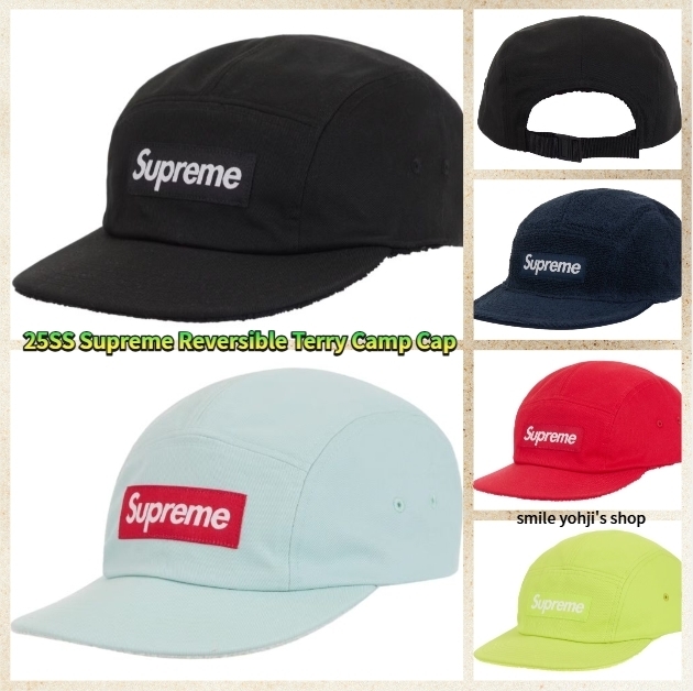 ★25SS WEEK18★Supreme Reversible Terry Camp Cap