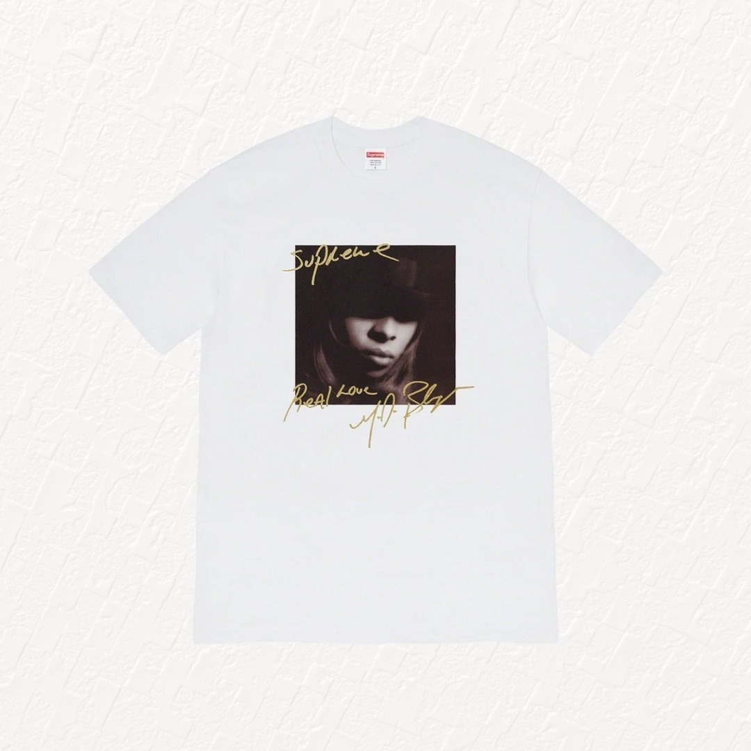 Tシャツ・カットソー Supreme Mary J. Blige T-Shirt White
