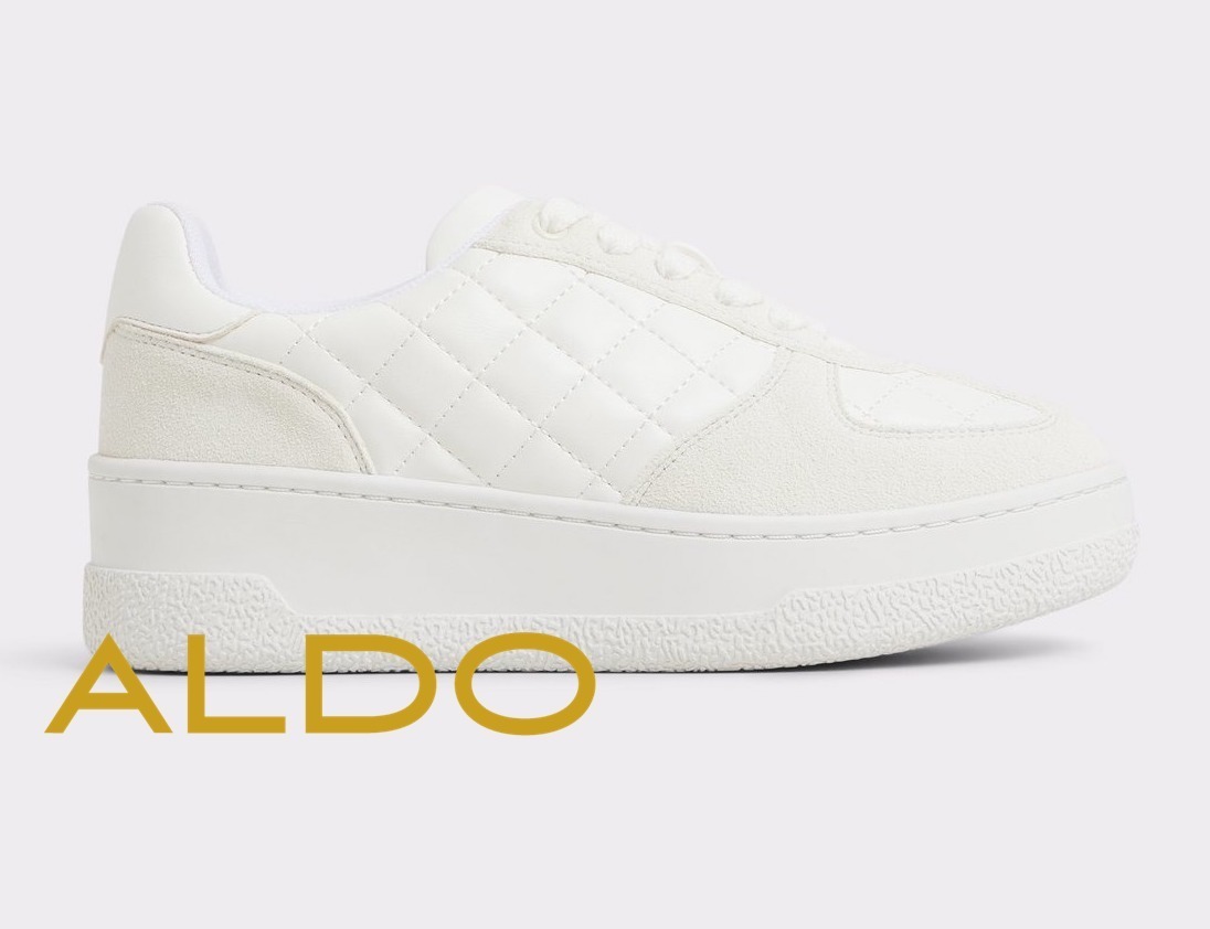 ☆日本未上陸*ALDO*キルティングプラットフォームスニーカー/W☆