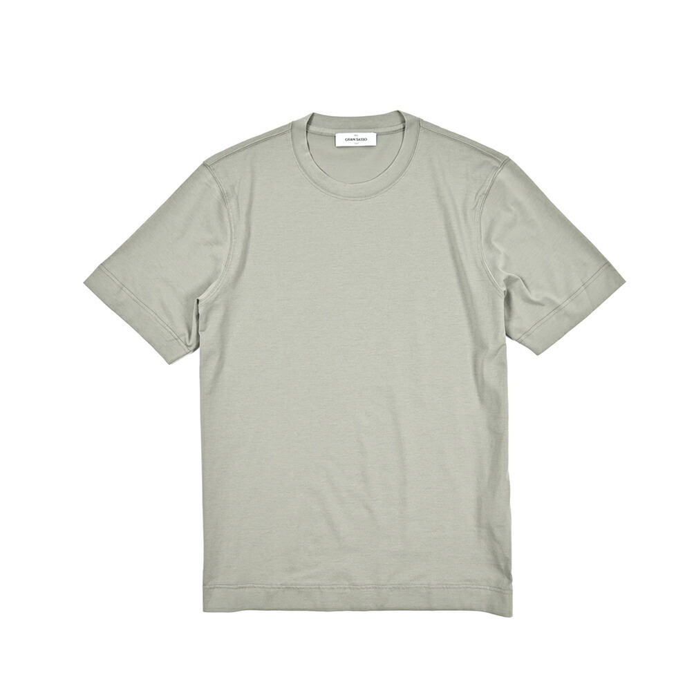 25春夏/グランサッソ/Tシャツライトグレー/422893