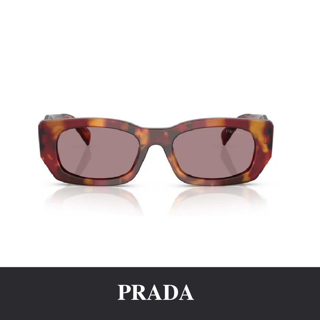 Prada Eyewear レクタンギュラー フレーム サングラス
