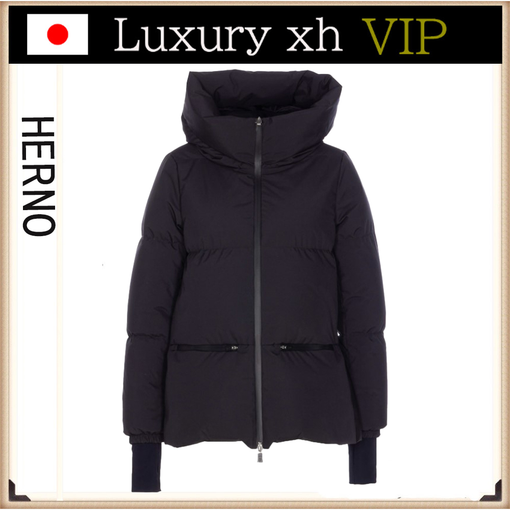 ★25AW HERNO SHORT 2 LAYERS フード付き ダウンジャケット