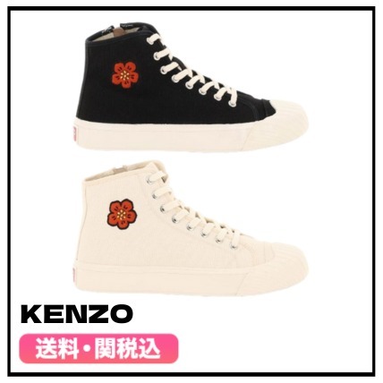 ★KENZO★ TIGER ハイトップキャンバス ジップスニーカー 送関込